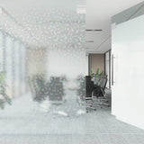 Vidaxl window film 3D rainbow pattern Mat 45x500 cm PVC