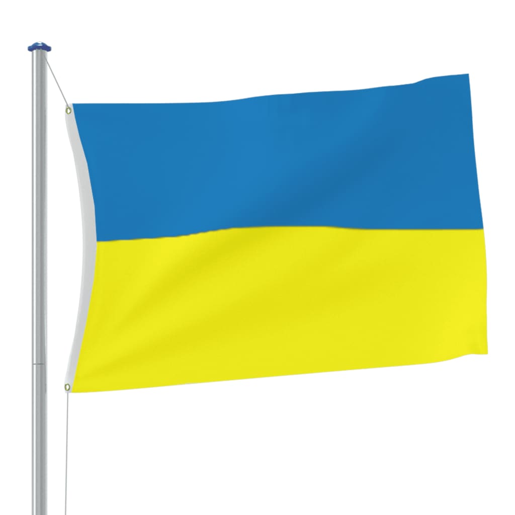 Vidaxl Flag Ukraina z mosiężnymi oczami 90x150 cm