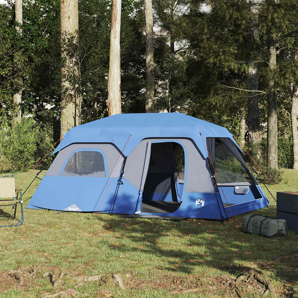 Familia Vidaxl en Blue de desconexión rápida impermeable de 9 personas