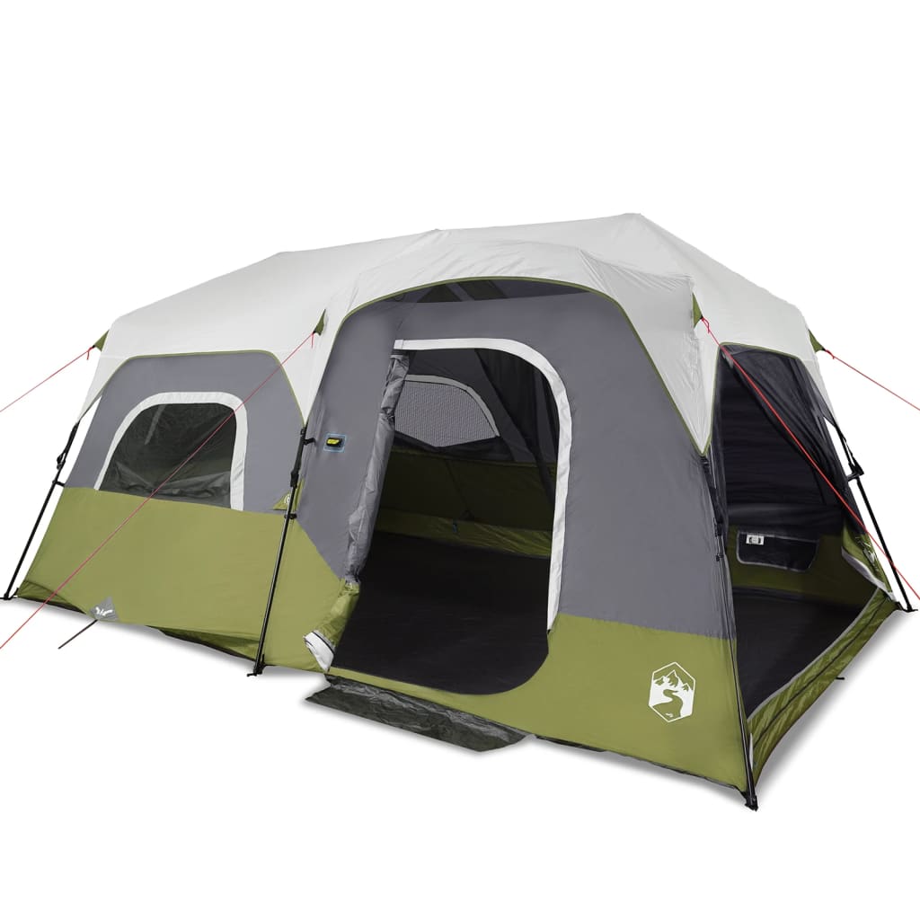 Vidaxl Tent 9-person waterproof with LED light blue