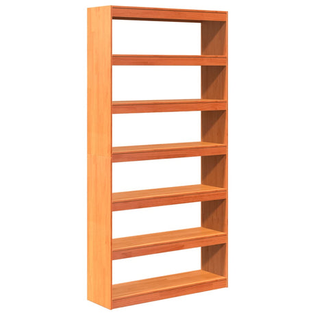 Vidaxl boekenkast kamerscherm 100x30x199,5 cm massief grenenhout