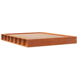 Vidaxl bedframe zonder matras massief grenenhout wasbruin 150x200 cm