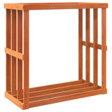 Soporte de bloques de madera Vidaxl 108x52x106 cm de pino sólido marrón