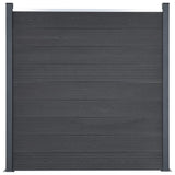 Vidaxl Panelu panelu ogrodzenia 526x186 cm HKC Gray