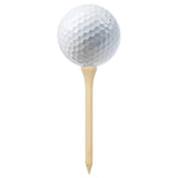 Vidaxl 1000 st golftees 54 mm bamboe