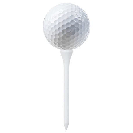 Vidaxl 1000 st golftees 54 mm bamboe wit