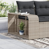 Vidaxl Storage Science 2 St Poly Rattan Grigio chiaro