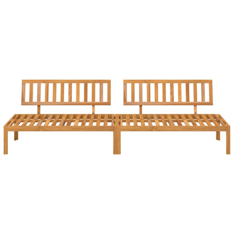 Vidaxl tuinmiddenbanken 2 st pallet massief acaciahout