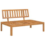 Vidaxl tuinmiddenbank pallet massief acaciahout
