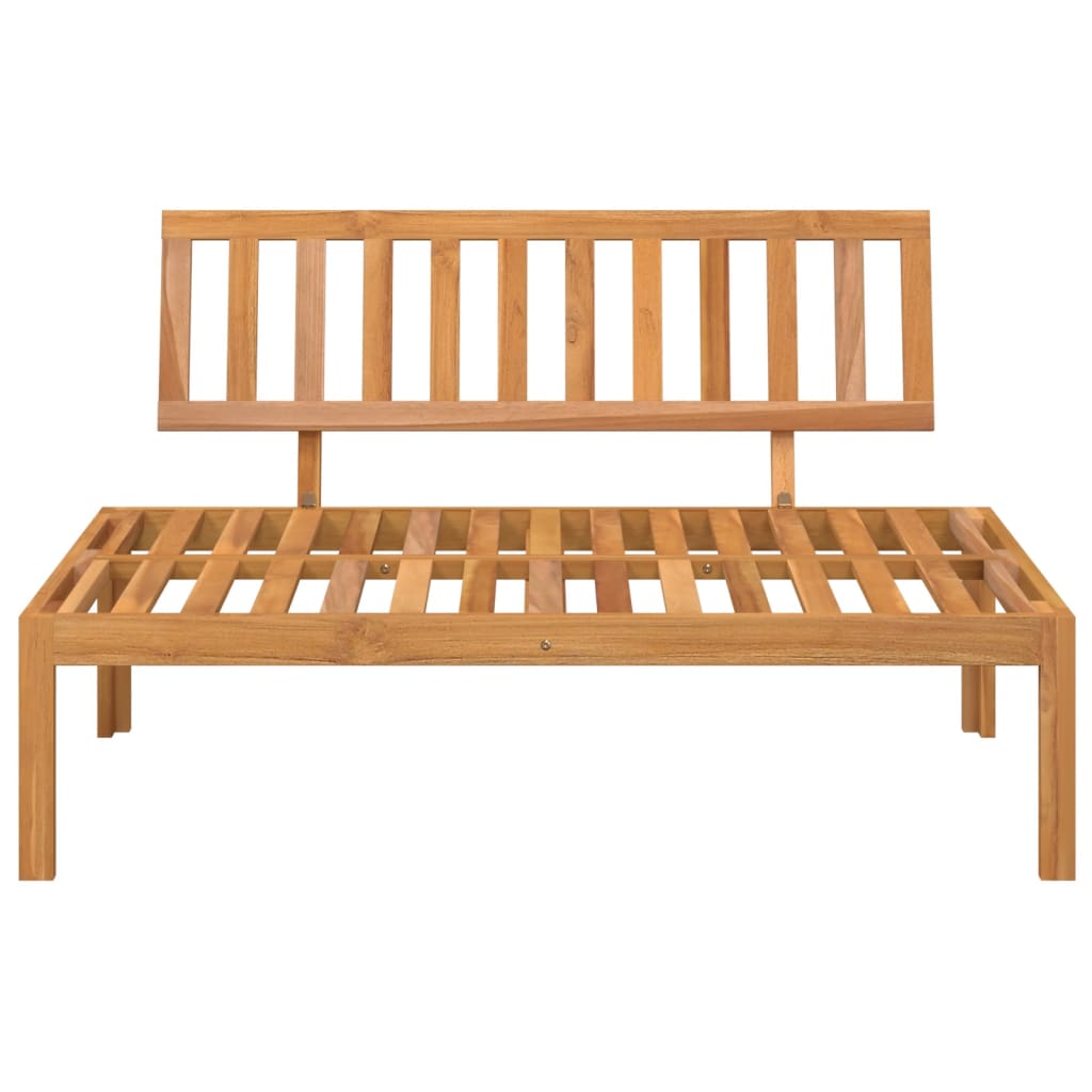 Vidaxl tuinmiddenbank pallet massief acaciahout