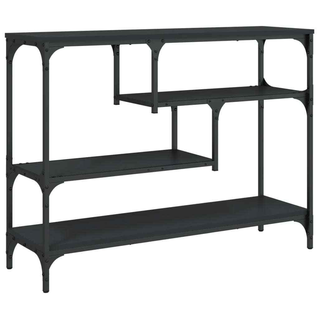 Vidaxl wandtafel 100x30x75 cm bewerkt hout zwart