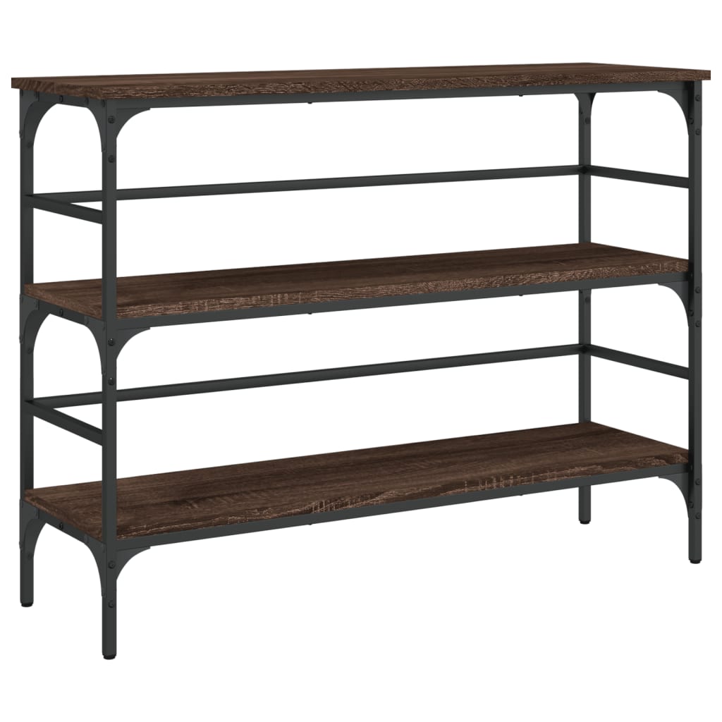 Vidaxl wandtafel 100x32x75 cm bewerkt hout bruin eikenkleur
