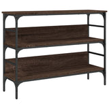 Vidaxl wandtafel 100x32x75 cm bewerkt hout bruin eikenkleur