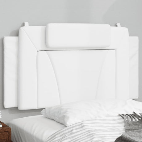 Vidaxl hoofdbordkussen viana wit 100 cm kunstleer