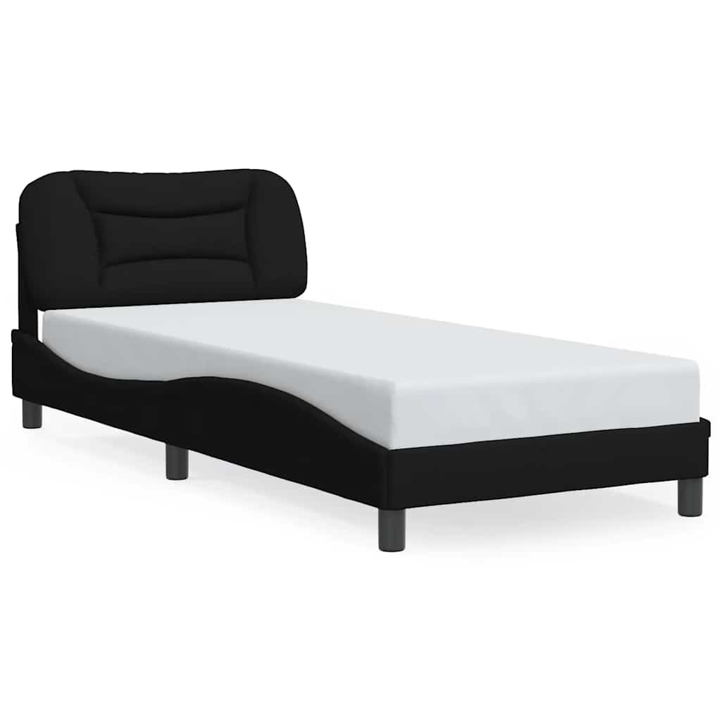 Vidaxl bedframe zonder matras hvar 80x200 cm stof zwart