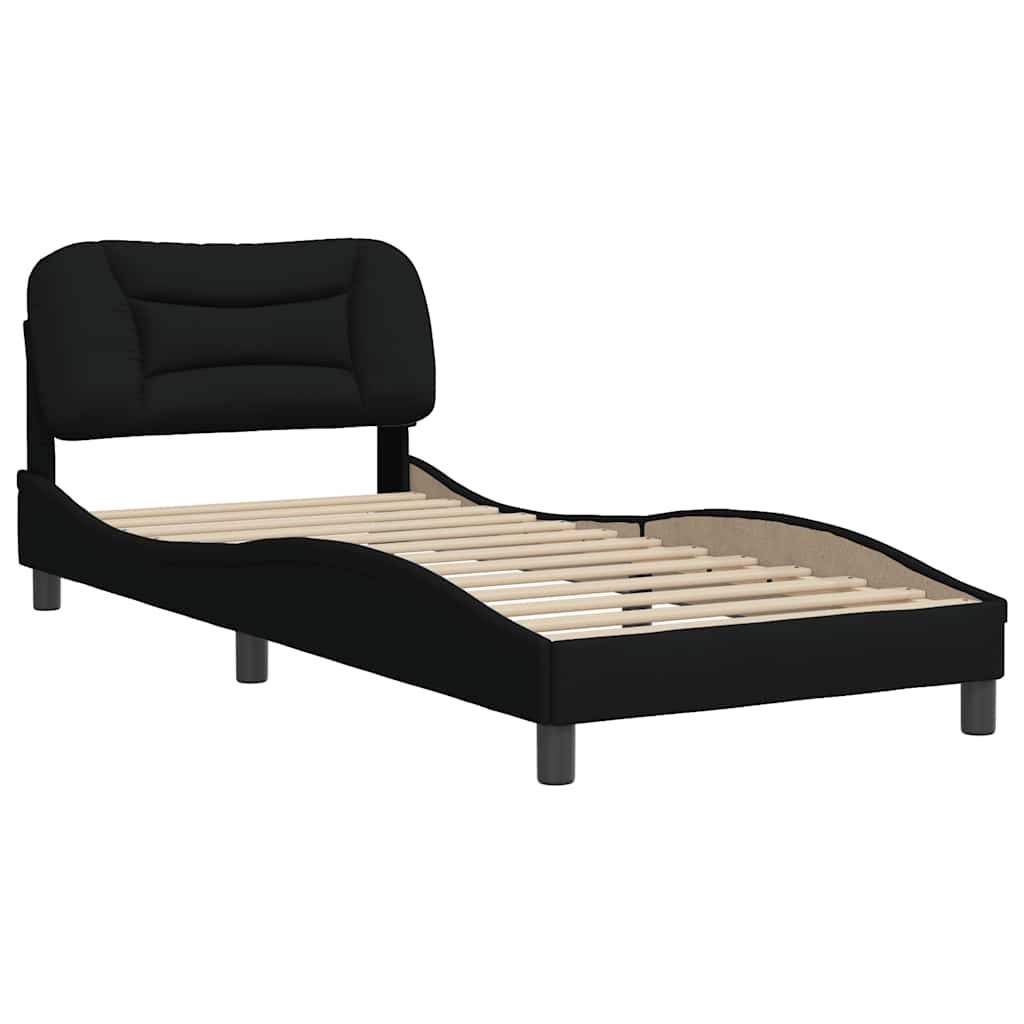Vidaxl bedframe zonder matras hvar 90x190 cm stof zwart