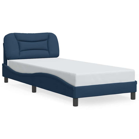 Vidaxl bedframe zonder matras hvar 90x190 cm stof blauw