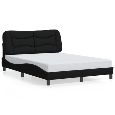Vidaxl bedframe zonder matras hvar stof zwart 140x200 cm