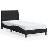 Vidaxl bedframe zonder matras hanko fluweel zwart 80x200 cm