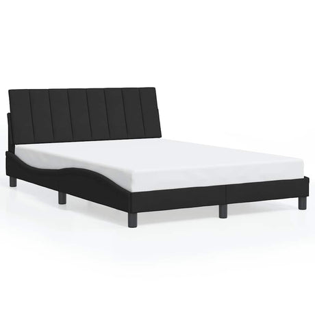Vidaxl bedframe zonder matras hanko 120x200 cm fluweel zwart