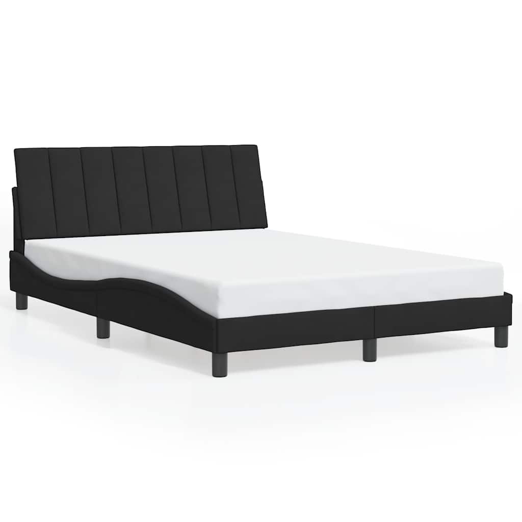 Vidaxl bedframe zonder matras hanko 140x190 cm fluweel zwart