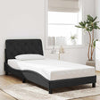 Vidaxl bedframe zonder matras 100x200 cm fluweel zwart