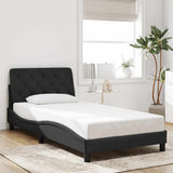 Vidaxl bedframe zonder matras 100x200 cm fluweel zwart