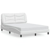 Vidaxl bedframe zonder matras hvar kunstleer wit 120x200 cm