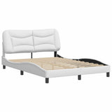 Vidaxl bedframe zonder matras hvar kunstleer wit 120x200 cm