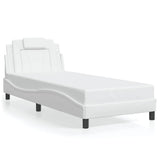 Vidaxl bedframe viana zonder matras kunstleer wit 90x190 cm