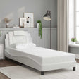 Vidaxl bedframe viana zonder matras kunstleer wit 90x190 cm