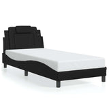 Vidaxl bedframe viana zonder matras kunstleer zwart 90x200 cm