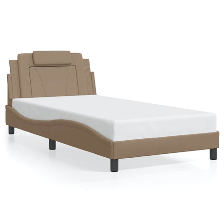 Vidaxl bedframe viana zonder matras cappuccinokleurig 100x200 cm
