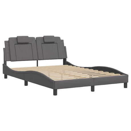 Vidaxl bedframe viana zonder matras kunstleer grijs 120x200 cm