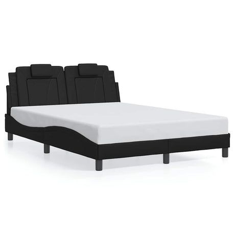 Vidaxl bedframe viana zonder matras kunstleer zwart 140x200 cm