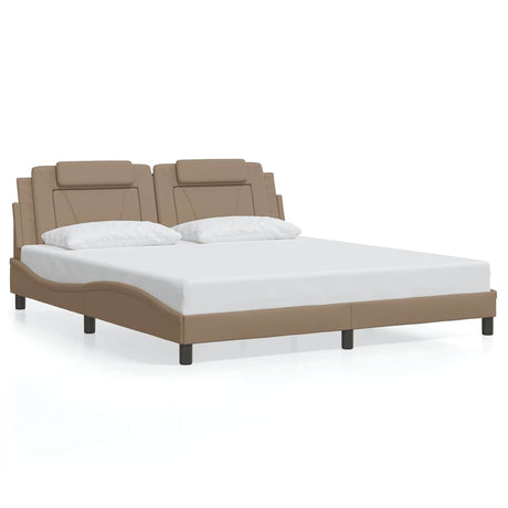 Vidaxl bedframe viana zonder matras cappuccinokleurig 180x200 cm