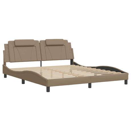 Vidaxl bedframe viana zonder matras cappuccinokleurig 180x200 cm