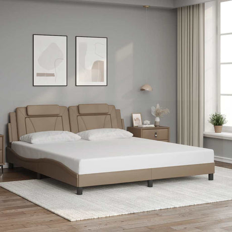 Vidaxl bedframe viana zonder matras cappuccinokleurig 180x200 cm