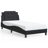 Vidaxl bedframe zonder matras zadar kunstleer zwart 80x200 cm