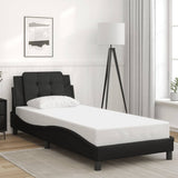 Vidaxl bedframe zonder matras zadar kunstleer zwart 80x200 cm