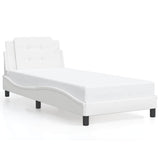 Vidaxl bedframe zonder matras zadar kunstleer wit 90x190 cm
