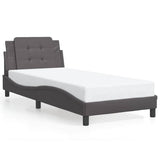 Vidaxl bedframe zonder matras zadar kunstleer grijs 100x200 cm