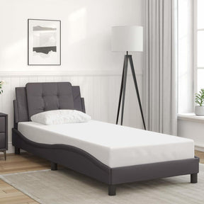 Vidaxl bedframe zonder matras zadar kunstleer grijs 100x200 cm