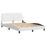 Vidaxl bedframe zonder matras zadar kunstleer wit 140x190 cm
