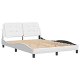 Vidaxl bedframe zonder matras zadar kunstleer wit 140x200 cm