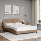 Vidaxl bedframe zonder matras zadar cappuccinokleurig 140x200 cm