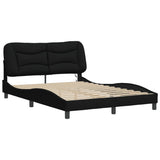 Vidaxl bedframe met led zonder matras hvar 140x200 cm stof zwart