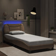 Vidaxl bedframe met led zonder matras hvar cappuccino 90x190 cm