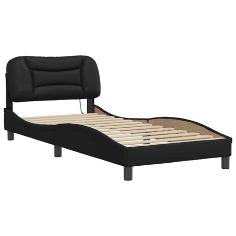 Vidaxl bedframe met led zonder matras hvar zwart 90x200 cm