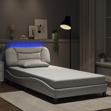 Vidaxl bedframe met led zonder matras hvar wit 100x200 cm